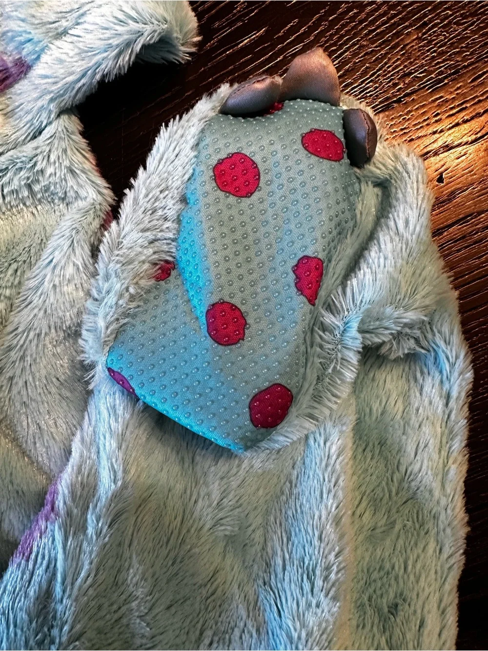 Disney Sulley Infant Monsters, Inc. Blue and Purple Fuzzy Halloween Costume